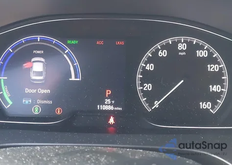 2021 Honda Insight Ex z USA, uszkodzony, nr VIN 19XZE4F55ME004108